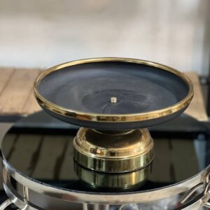سرویس پذیرای ۴ تیکه فلزی ونیز رنگ مشکی