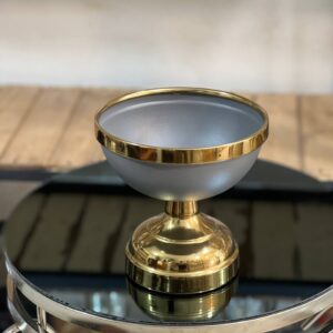 سرویس پذیرای ۴ تیکه فلزی ونیز رنگ طوسی